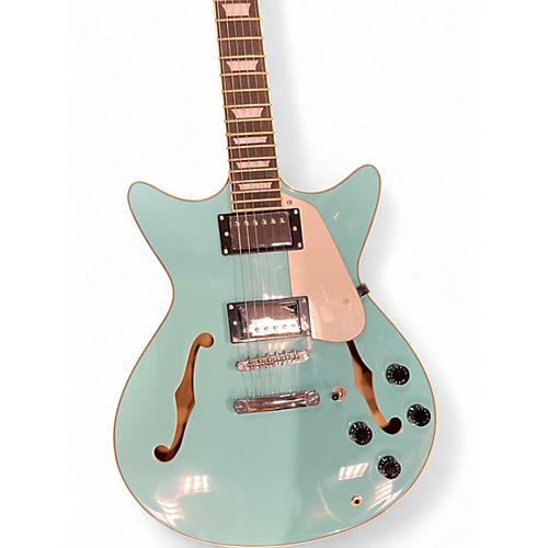 Used Rafferty The Ocean Turquoise Hollow Body Electric Guitar Turquoise