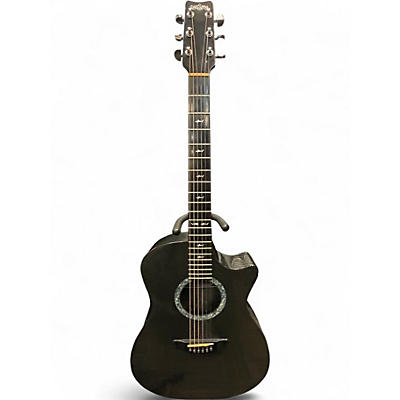 Used RainSong OM1000N1 Natural Acoustic Electric Guitar