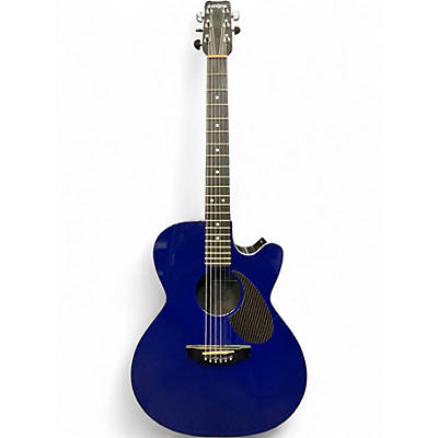 Used RainSong aws1000 Blue Acoustic Electric Guitar