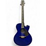 Used RainSong aws1000 Blue Acoustic Electric Guitar Blue