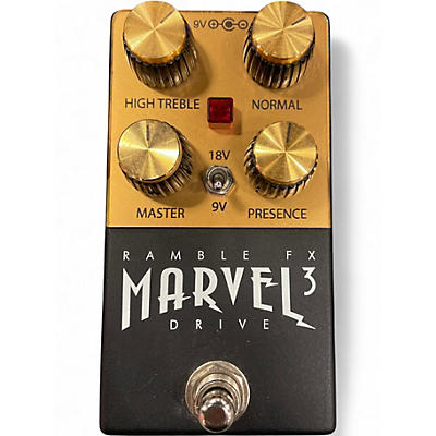 Used Ramble Fx MARVEL 3 DRIVE Effect Pedal
