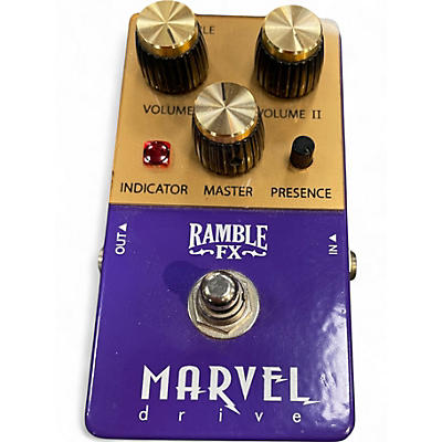 Used Ramble Fx MARVEL DRIVE Effect Pedal