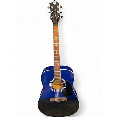 Randy Jackson Used Randy Jackson STUDIO SERIES Blue Sapphire Acoustic Guitar