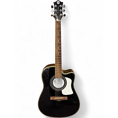 Used Randy Jackson Studio Acoustic Electric Black Acoustic Electric Guitar