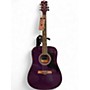 Used Randy Jackson Studio Series Purple Acoustic Electric Guitar Purple