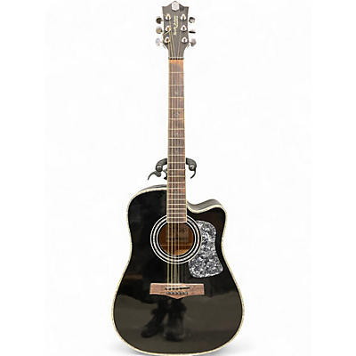 Used Randy Jackson true faith Black Acoustic Electric Guitar