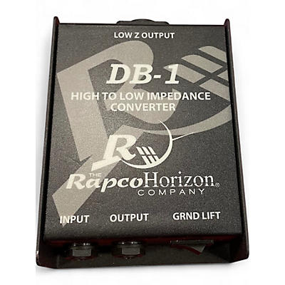 Used Rapco Horizon DB-1 HIGHT TO LOW IMPEDENCE CONVERTER Direct Box