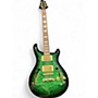 Used Raven SEMI HOLLOW Green Hollow Body Electric Guitar Green