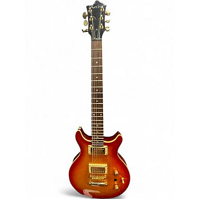 Used Raven washburn copy Cherry Sunburst Solid Body Electric Guitar