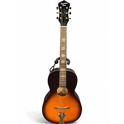 Used Recording King Justin Towns Earle Tobacco Sunburst Acoustic Guitar