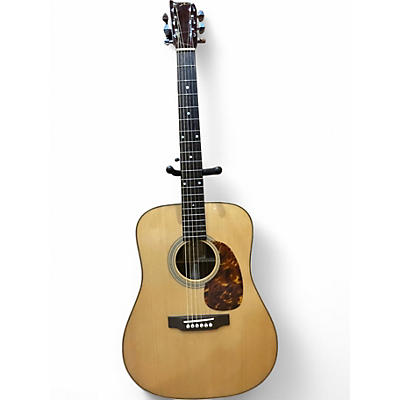 Used Recording King RD-328 Natural Acoustic Electric Guitar