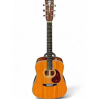 Used Recording King RD126 Natural Acoustic Guitar