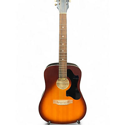 Used Recording King RDS-9-12-TS 2 Tone Sunburst 12 String Acoustic Guitar