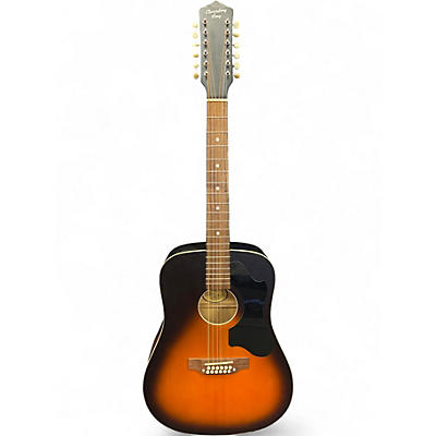 Used Recording King RDS-9-12-TS Dirty 30s Series 9 Sunburst 12 String Acoustic Electric Guitar