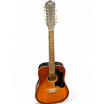 Used Recording King RDS-9-12-TS Dirty '30s Series 9 Tobacco Sunburst 12 String Acoustic Electric Guitar