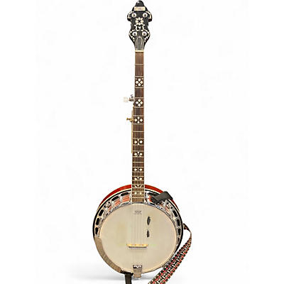 Used Recording King RKR20 Bluegrass Series Songster Brown Banjo