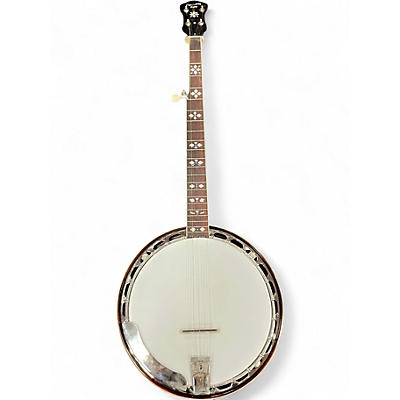 Used Recording King RKR20 Bluegrass Series Songster Natural Banjo