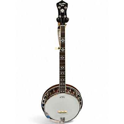 Used Recording King RKR20 Bluegrass Series Songster Natural Banjo