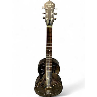 Used Recording King RM-993 Black Nickel Resonator Guitar