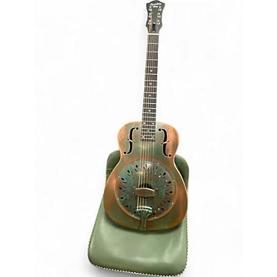 Used Recording King RM-997-VG  Copper Resonator Guitar