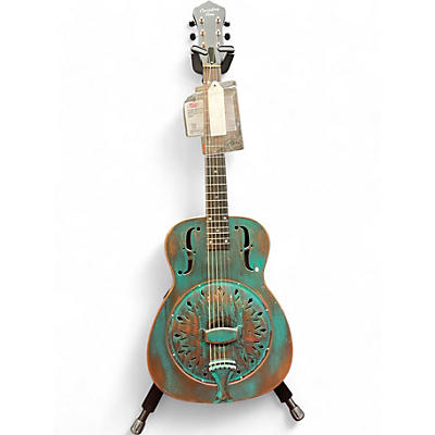 Recording King Used Recording King RM-997-VG Metallic Green Resonator Guitar