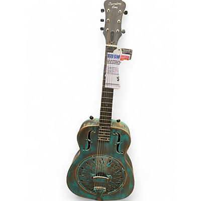 Recording King Used Recording King RM-997-VG Swamp Dog vintage green copper Acoustic Guitar