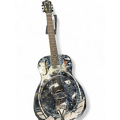 Used Recording King RM-998-D Chrome Resonator Guitar