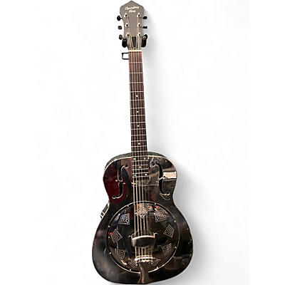 Used Recording King RM-998-R Silver Acoustic Guitar