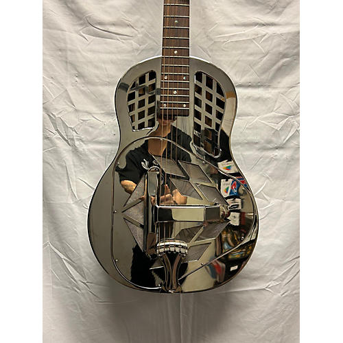 Recording King Used Recording King RM991 TRICONE Chrome Resonator Guitar Chrome