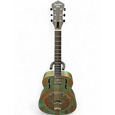 Used Recording King RM997 VINTAGE GREEN Resonator Guitar