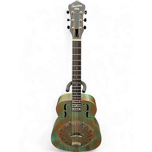 Used Recording King RM997 VINTAGE GREEN Resonator Guitar VINTAGE GREEN