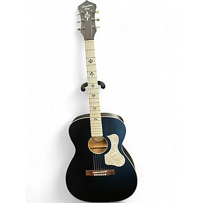 Used Recording King ROC-9-MBK Black Acoustic Guitar