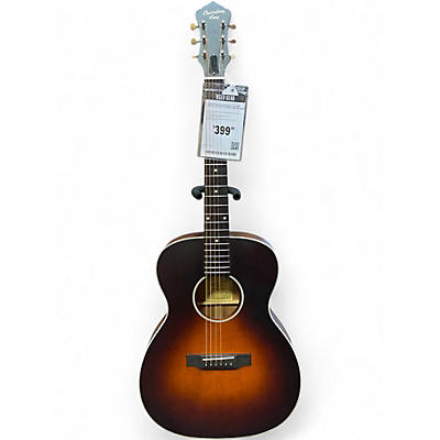 Used Recording King ROS-11-FE3-TBR Brown Sunburst Acoustic Electric Guitar
