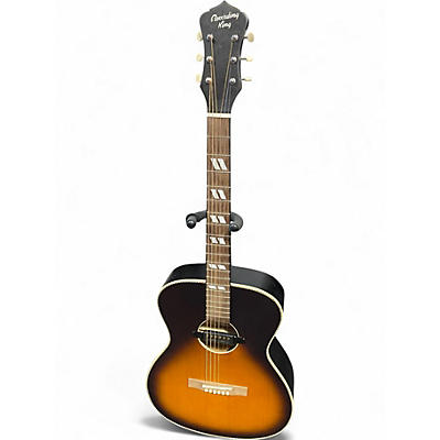 Used Recording King ROS7E Tobacco Sunburst Acoustic Electric Guitar