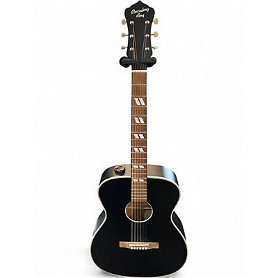 Used Recording King ROS7MBK Black Acoustic Guitar