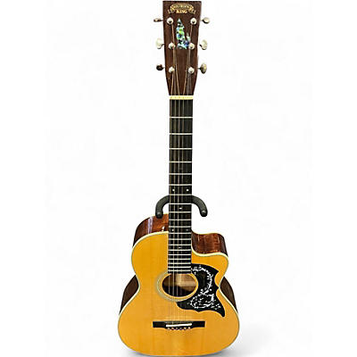 Used Recording King RP2-626-CF Natural Acoustic Electric Guitar