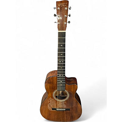 Used Recording King RP2-729-C Tonewood Reserve Koa 00 Cutaway Natural Acoustic Guitar