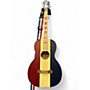Used Recording King RPA-7 Wrangler Dirty 30s Red White and Blue Acoustic Guitar Red White and Blue