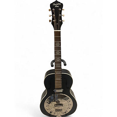 Used Recording King RPH-R2 Black Resonator Guitar