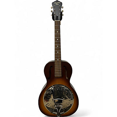 Used Recording King RPH-r1 Dirty Thirties Faded Tobacco Acoustic Electric Guitar