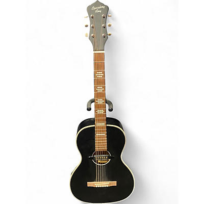 Used Recording King RPS 7 E Black Acoustic Guitar