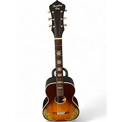 Used Recording King RPS7LTS Tobacco Burst Acoustic Guitar