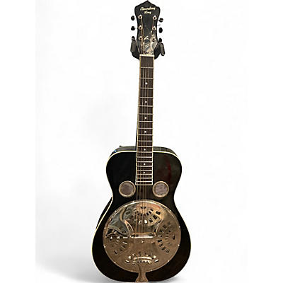 Used Recording King RR36 Black Resonator Guitar