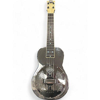 Used Recording King RU-998 Metal body resonator nickel/silver Ukulele