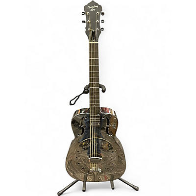 Used Recording King SO 998 EF Chrome Acoustic Guitar