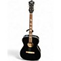 Used Recording King dirty 37 Black Acoustic Guitar Black