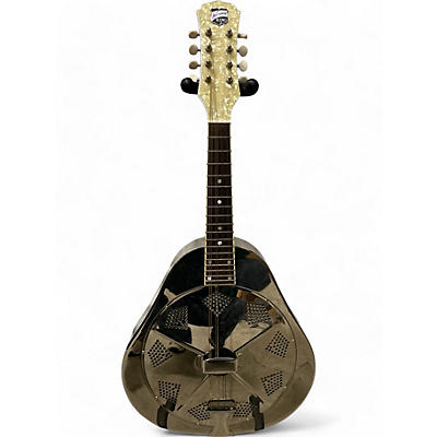 Recording King Used Recording King rA998 Metal Body Resonator Chrome Mandolin