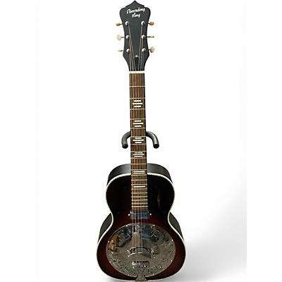 Used Recording King rph-r1 2 Tone Sunburst Acoustic Electric Guitar