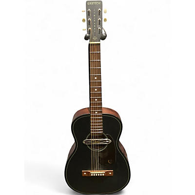 Used Recording King rps7g Black Acoustic Guitar