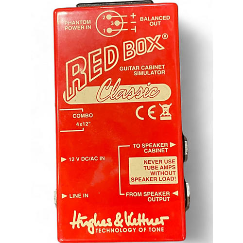 Red Box Used Red Box Classic Guitar Cabinet Simulator Pedal